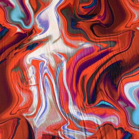 Jet d'encre stretch soie 3747 Jet d'encre stretch soie 3747