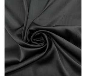 Satin de soie extensible SD15 - noir