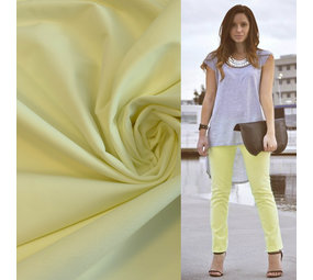 Bengaline Stretch 3785 - geel groen Bengaline Stretch 3785 - geel groen