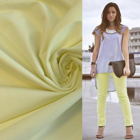 Bengaline Stretch 3785 - geel groen