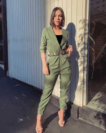 Travel Stretch Jersey HT19 - vert olive Travel Stretch Jersey HT19 - vert olive