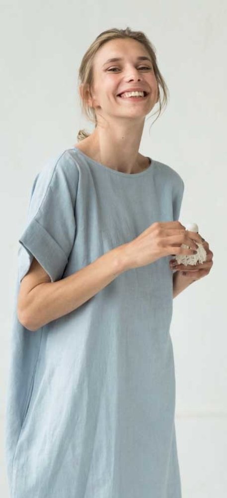 Linen Super Fine LV01 - light blue