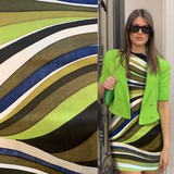 Jet d'encre stretch soie 3831