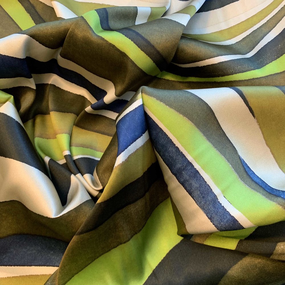 Jet d'encre stretch soie 3831