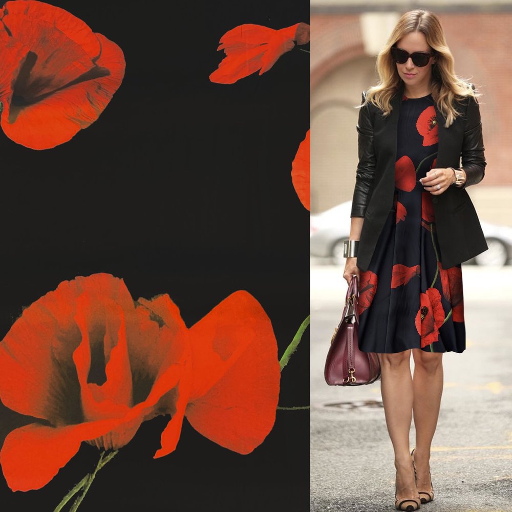 Jet d'encre stretch soie 3833 Jet d'encre stretch soie 3833