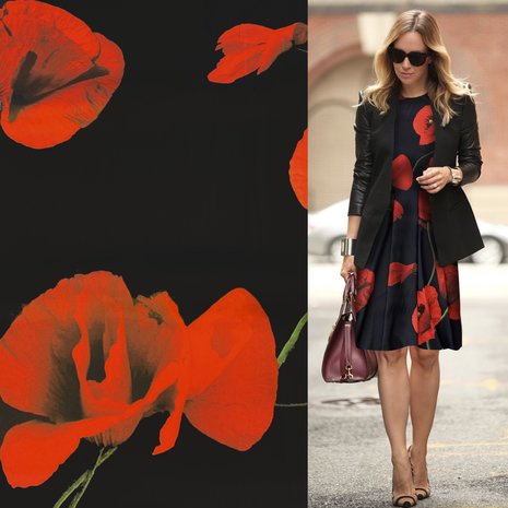 Jet d'encre stretch soie 3833 Jet d'encre stretch soie 3833