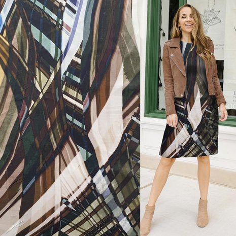 Stretch Zijde Inkjet 3837