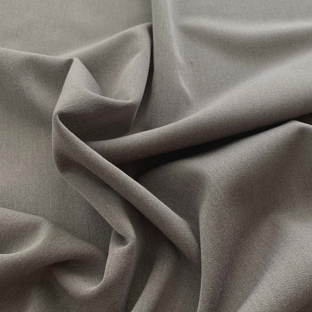 Gabardine Terlenka Stretch (zwaar) WT98 - taupe mèlange Gabardine Terlenka Stretch (zwaar) WT98 - taupe mèlange