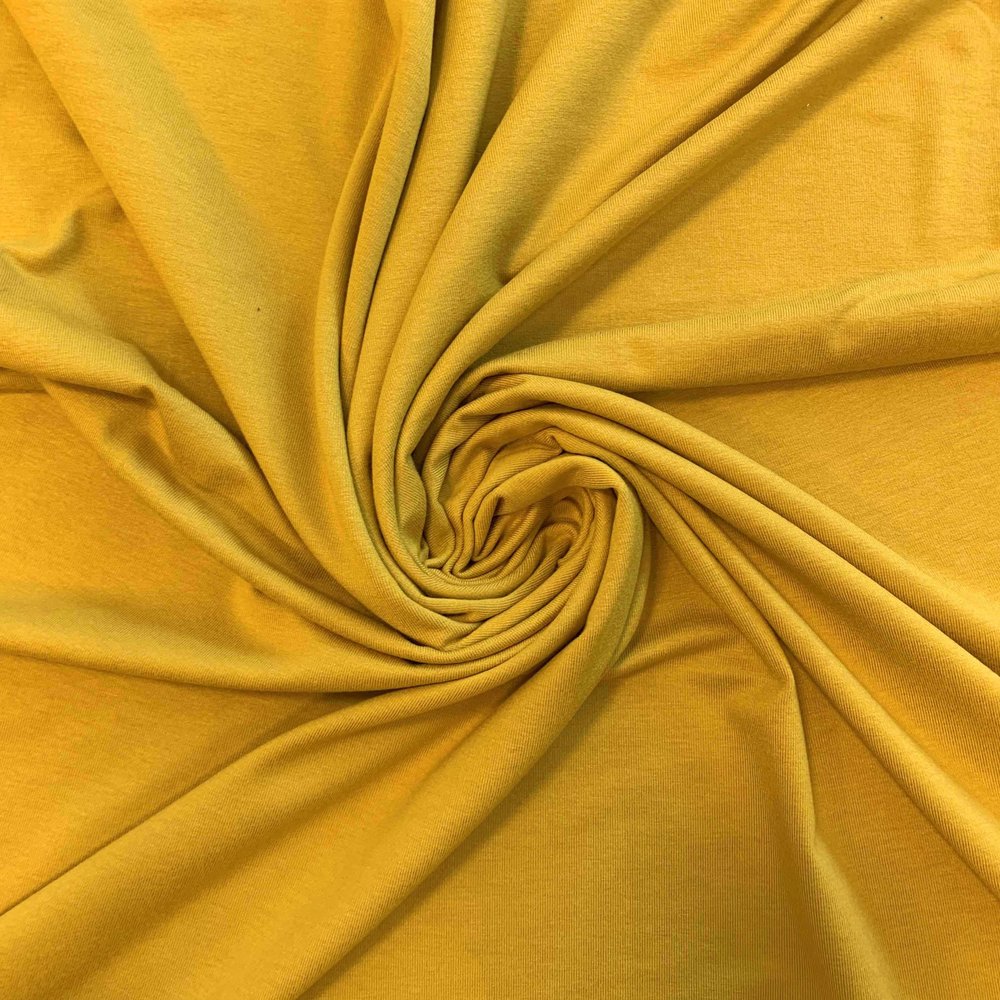 Jersey Viscose Premium PV24 - jaune ocre Jersey Viscose Premium PV24 - jaune ocre