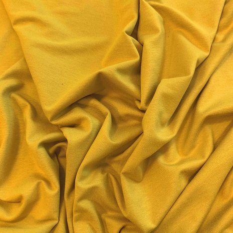 Jersey Viscose Premium PV24 - jaune ocre Jersey Viscose Premium PV24 - jaune ocre