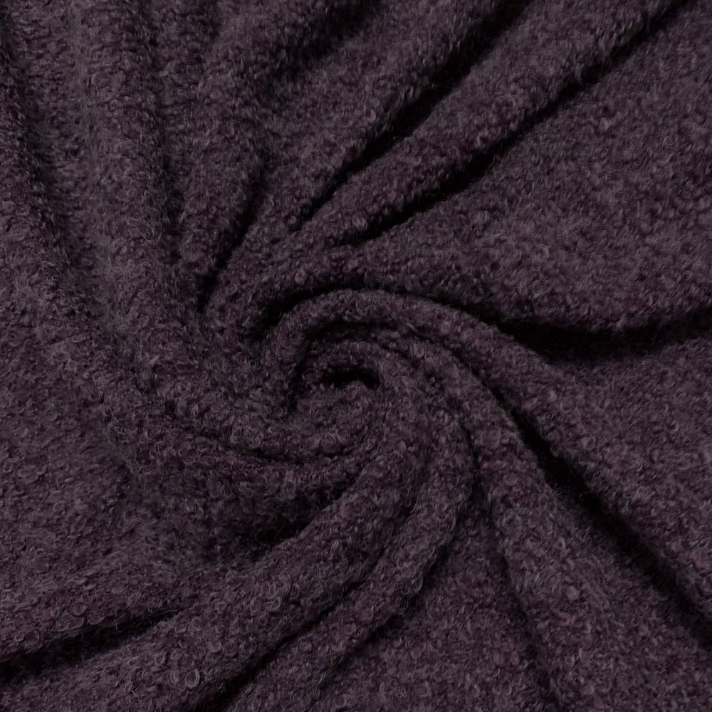Tricot Bouclé BB33 - Violet Foncé Tricot Bouclé BB33 - Violet Foncé