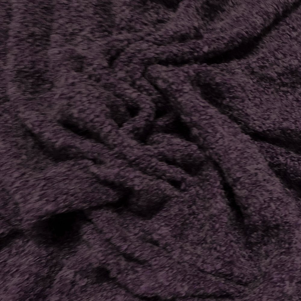 Tricot Bouclé BB33 - Violet Foncé Tricot Bouclé BB33 - Violet Foncé