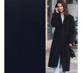 Wollmantelstoff KW16 – dunkelblau Wollmantelstoff KW16 – dunkelblau