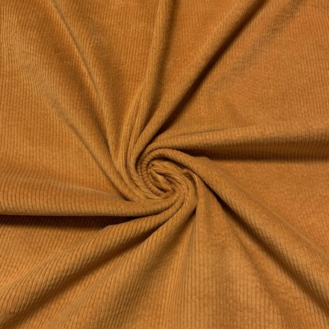 Katoen Corduroy Stretch AB02 - Oker