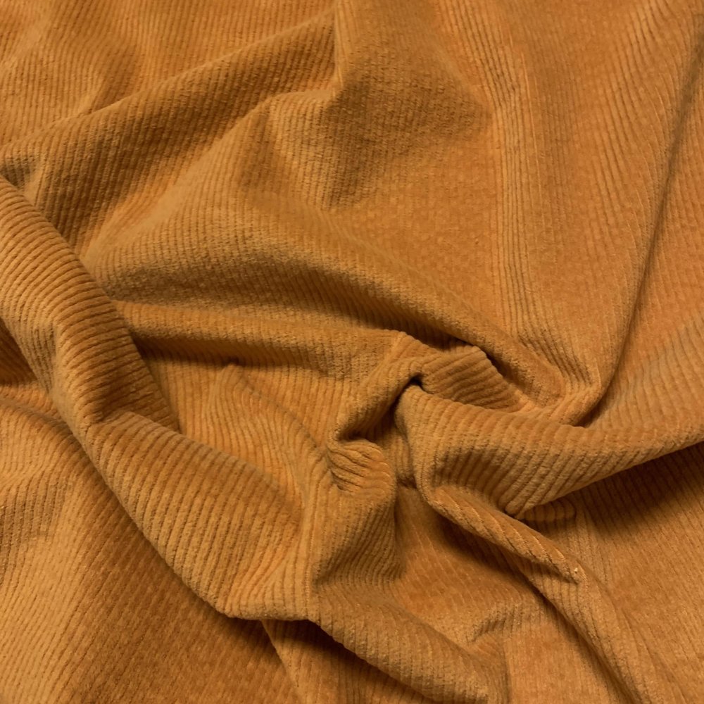 Cotton Corduroy Stretch AB02 - Ocher Cotton Corduroy Stretch AB02 - Ocher