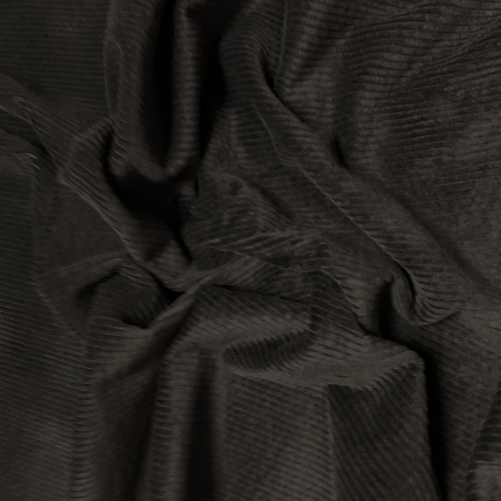 Baumwollcord Stretch AB03 - Schwarz Baumwollcord Stretch AB03 - Schwarz