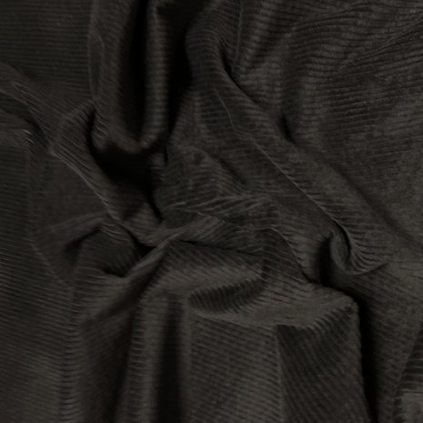 Katoen Corduroy Stretch AB03 - Zwart Katoen Corduroy Stretch AB03 - Zwart