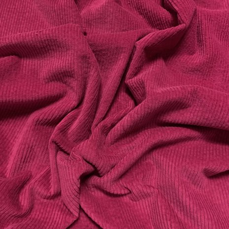 Cotton Corduroy Stretch AB04 - Dark Fuchsia Cotton Corduroy Stretch AB04 - Dark Fuchsia