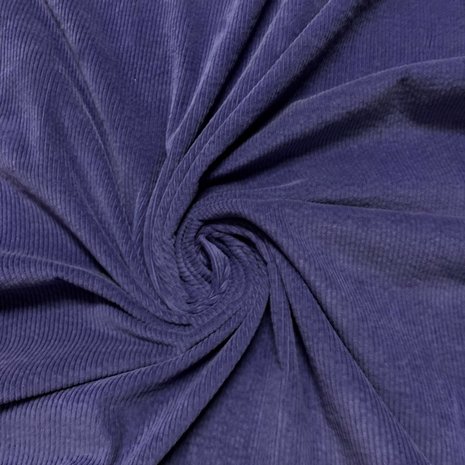 Katoen Corduroy Stretch AB05 - Donker Kobalt Katoen Corduroy Stretch AB05 - Donker Kobalt