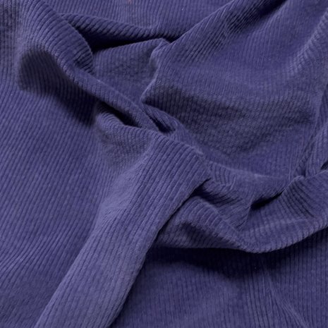 Katoen Corduroy Stretch AB05 - Donker Kobalt Katoen Corduroy Stretch AB05 - Donker Kobalt