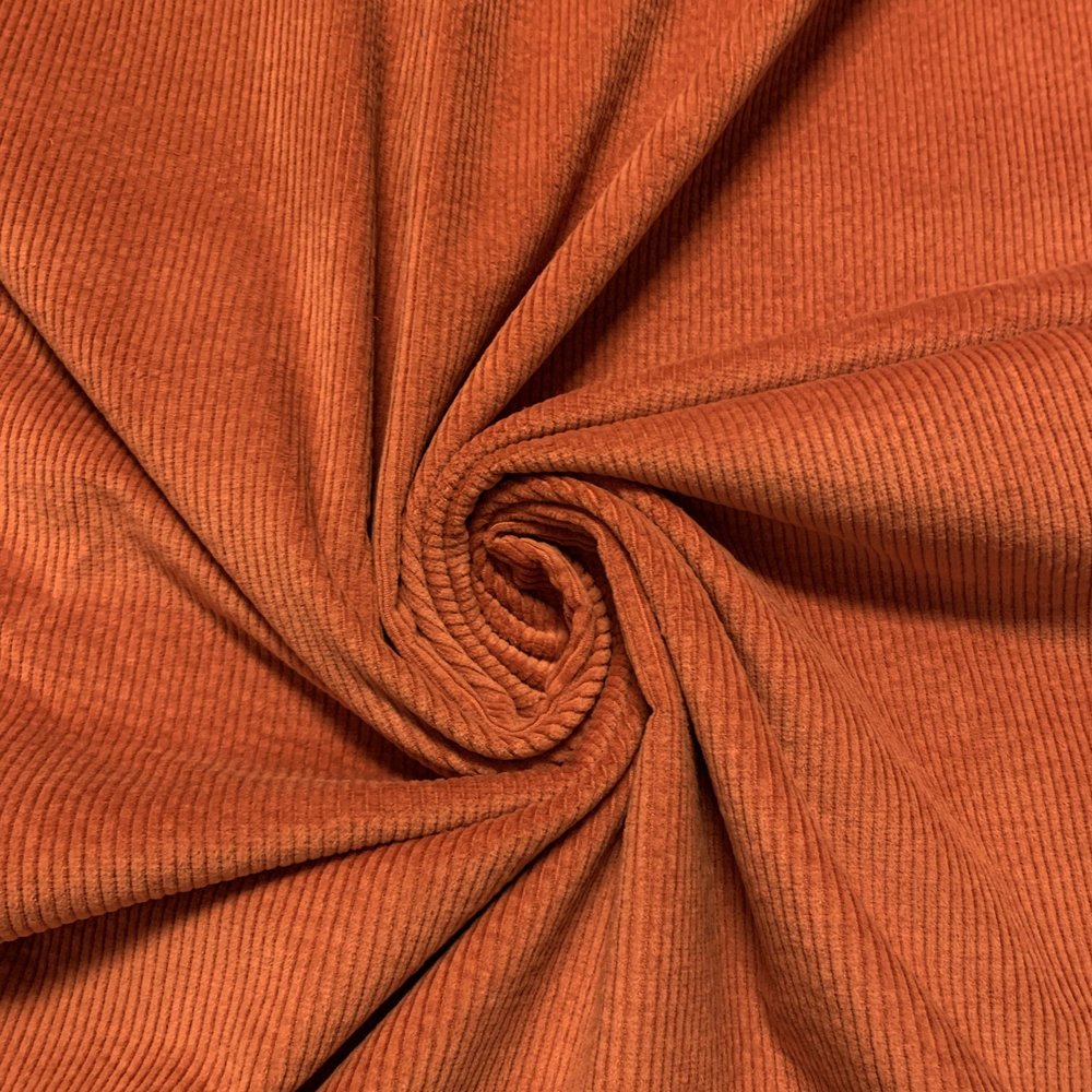 Katoen Corduroy Stretch AB06 - burned orange Katoen Corduroy Stretch AB06 - burned orange