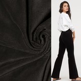 Katoen Corduroy Stretch AB03 - Zwart Katoen Corduroy Stretch AB03 - Zwart