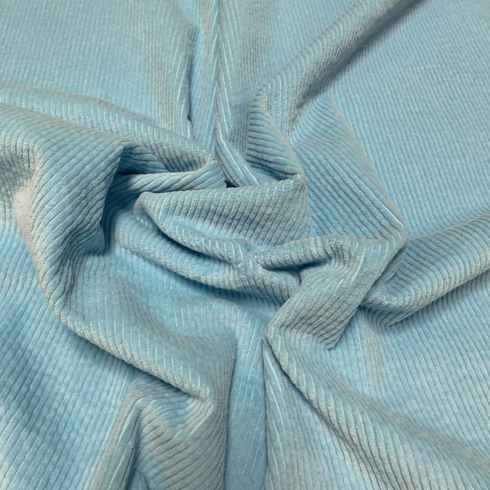 Cotton Corduroy Stretch AB08 - light - turquoise