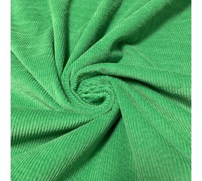 Katoen Corduroy Stretch AB10 - Smaragd Groen Katoen Corduroy Stretch AB10 - Smaragd Groen