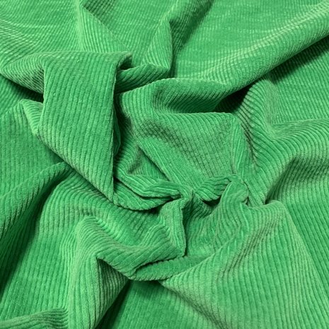 Coton Velours Côtelé Stretch AB10 - Vert Émeraude
