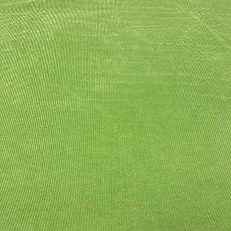 Katoen Corduroy Stretch AB11 - Lime Groen