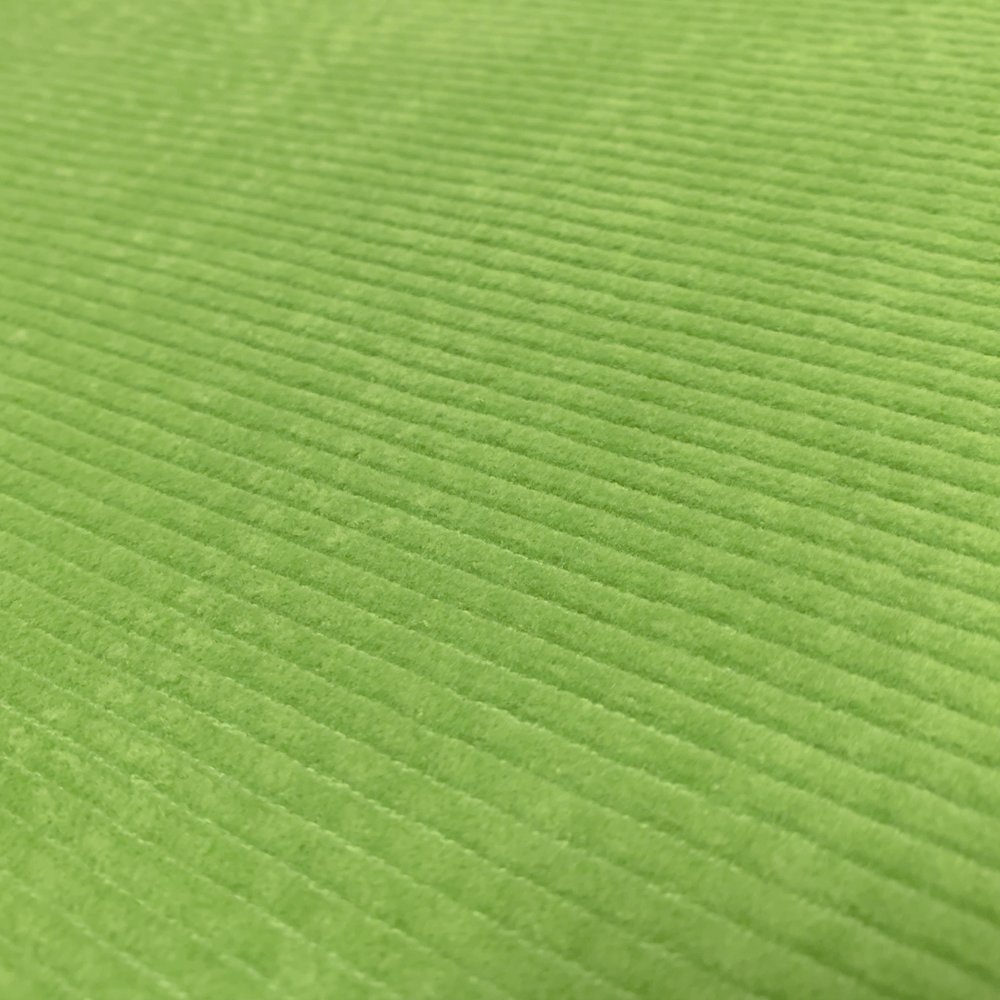 Coton Velours Côtelé Stretch AB11 - Vert Citron Coton Velours Côtelé Stretch AB11 - Vert Citron