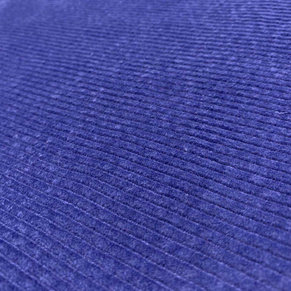Velours côtelé de coton extensible AB12 - Bleu cobalt Velours côtelé de coton extensible AB12 - Bleu cobalt