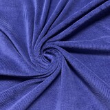 Velours côtelé de coton extensible AB12 - Bleu cobalt Velours côtelé de coton extensible AB12 - Bleu cobalt