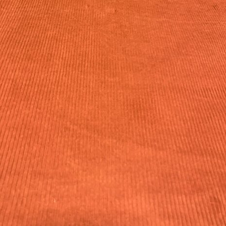 Katoen Corduroy Stretch AB16 - Oranje Katoen Corduroy Stretch AB16 - Oranje