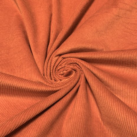 Katoen Corduroy Stretch AB16 - Oranje Katoen Corduroy Stretch AB16 - Oranje