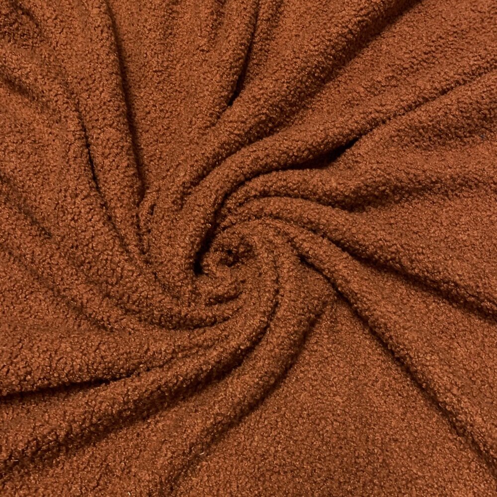 Teddy knit TD01 - brown/orange