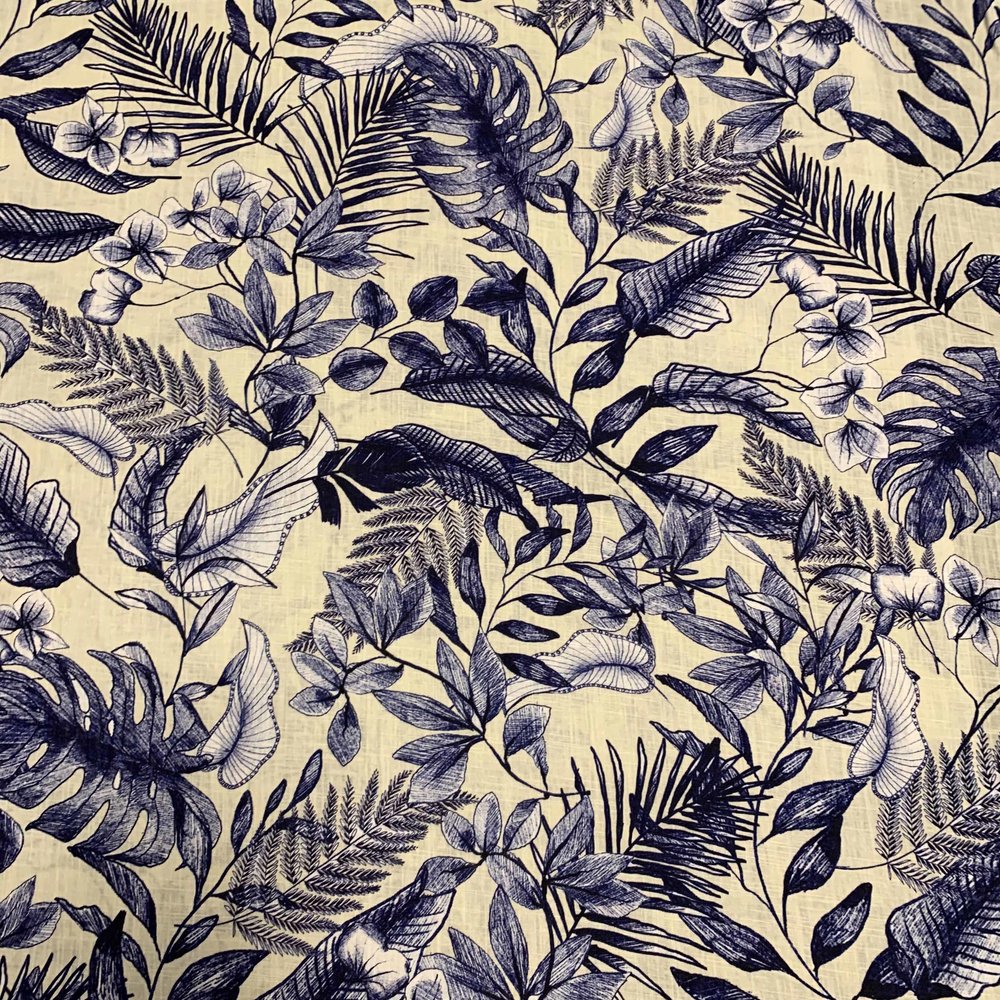 Lin Viscose Jet d'encre 3941 Lin Viscose Jet d'encre 3941