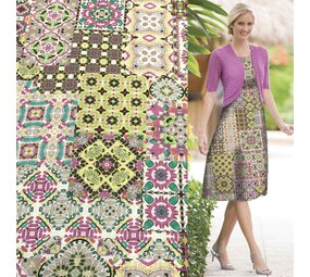 Linnenlook Viscose  Inkjet 3951