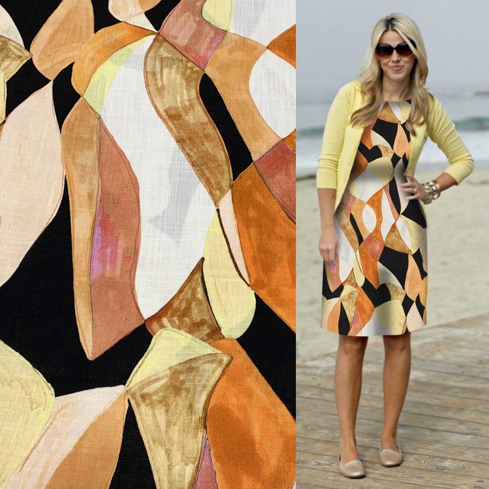 Linnenlook Viscose  Inkjet 3953 Linnenlook Viscose  Inkjet 3953