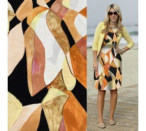 Leinenoptik Viskose Inkjet 3953 Leinenoptik Viskose Inkjet 3953