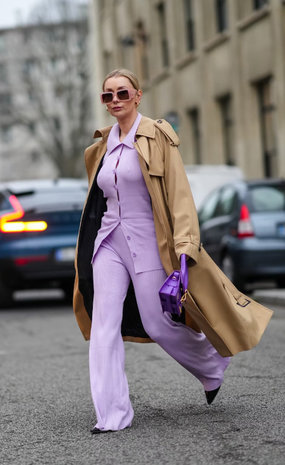 Gabardine Terlenka Stretch T56- lilac Gabardine Terlenka Stretch T56- lilac