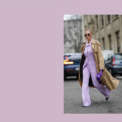 Gabardine Terlenka Stretch T56- lilas