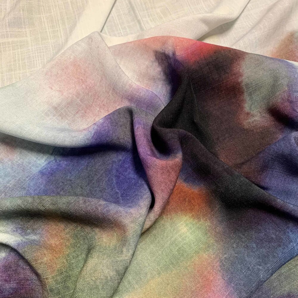 Linnenlook Viscose  Inkjet 3987