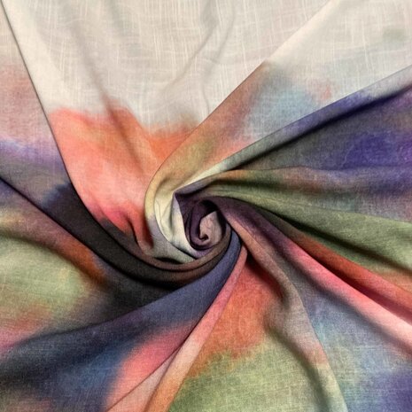 Linnenlook Viscose  Inkjet 3987