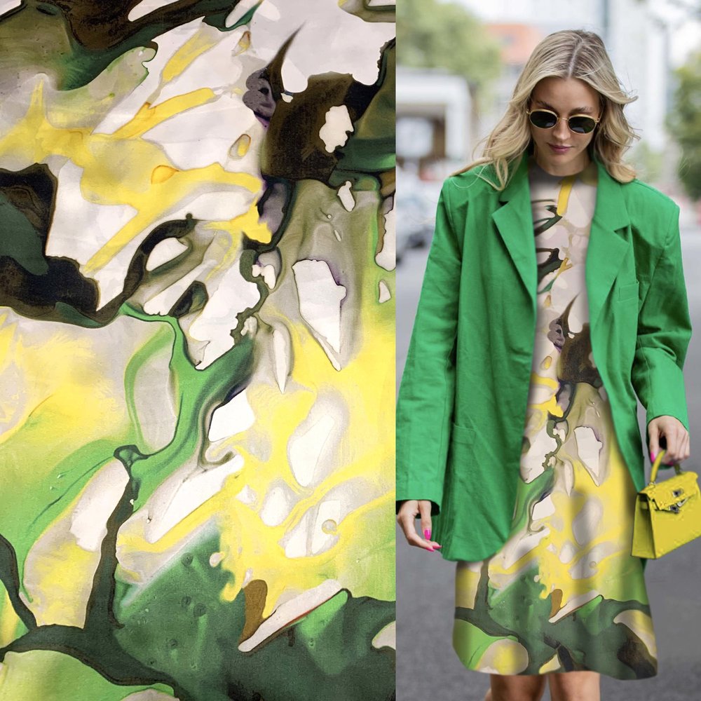 Zijde stretch inkjet 3991 Zijde stretch inkjet 3991