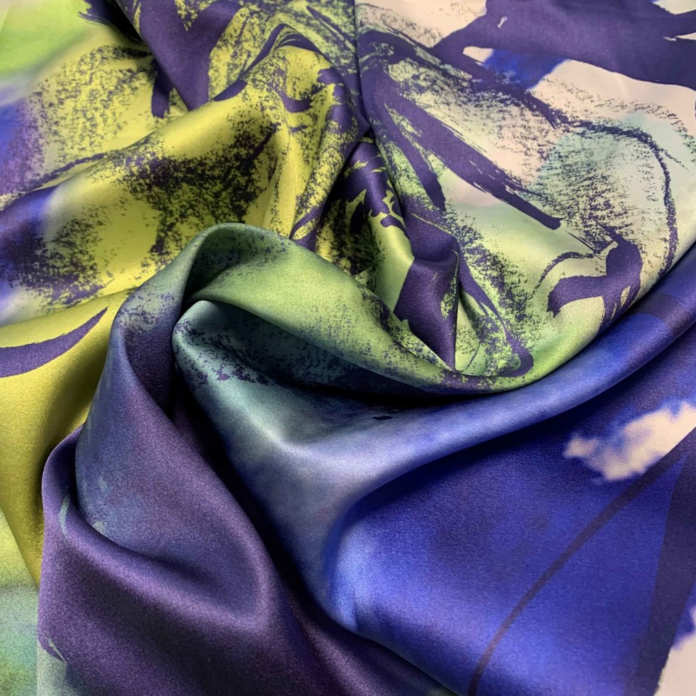 Jet d'encre soie stretch 3998