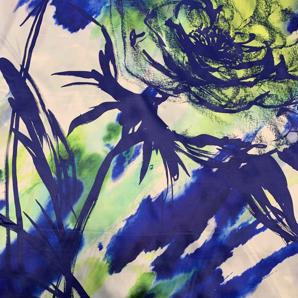 Jet d'encre soie stretch 3998