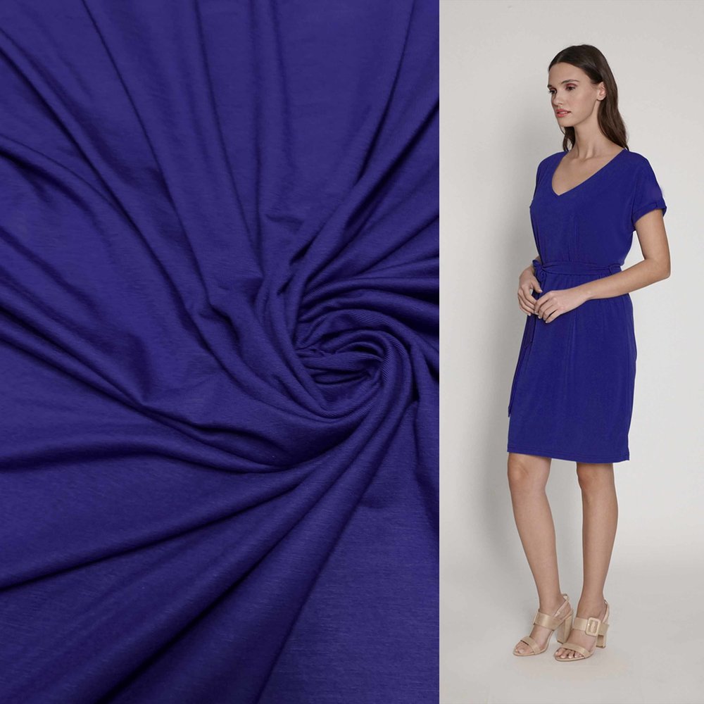 Heavy Bamboo Jersey Uni BH03 - cobalt