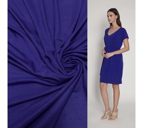 Jersey Bambou Lourd Uni BH03 - cobalt