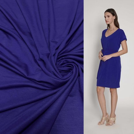 Heavy Bamboo Jersey Uni BH03 - cobalt